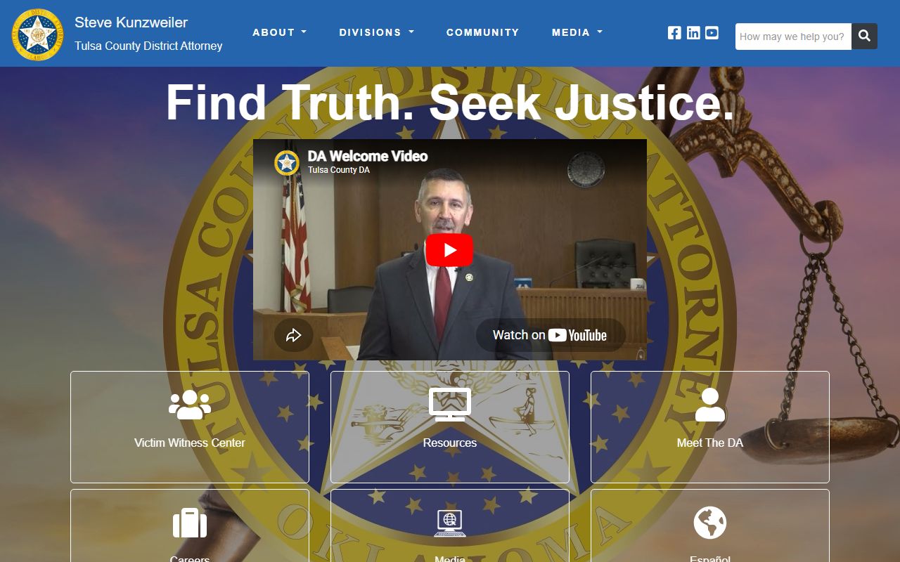 Tulsa County court records after jail arrest district attorney page